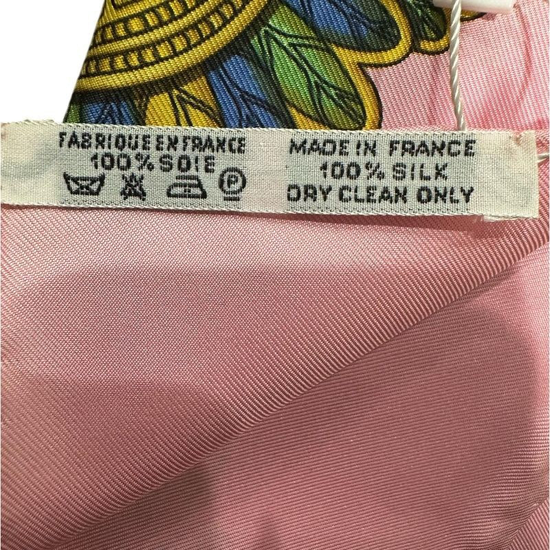 HERMES Hermes Scarf Pink, With Tag, Silk Scarf