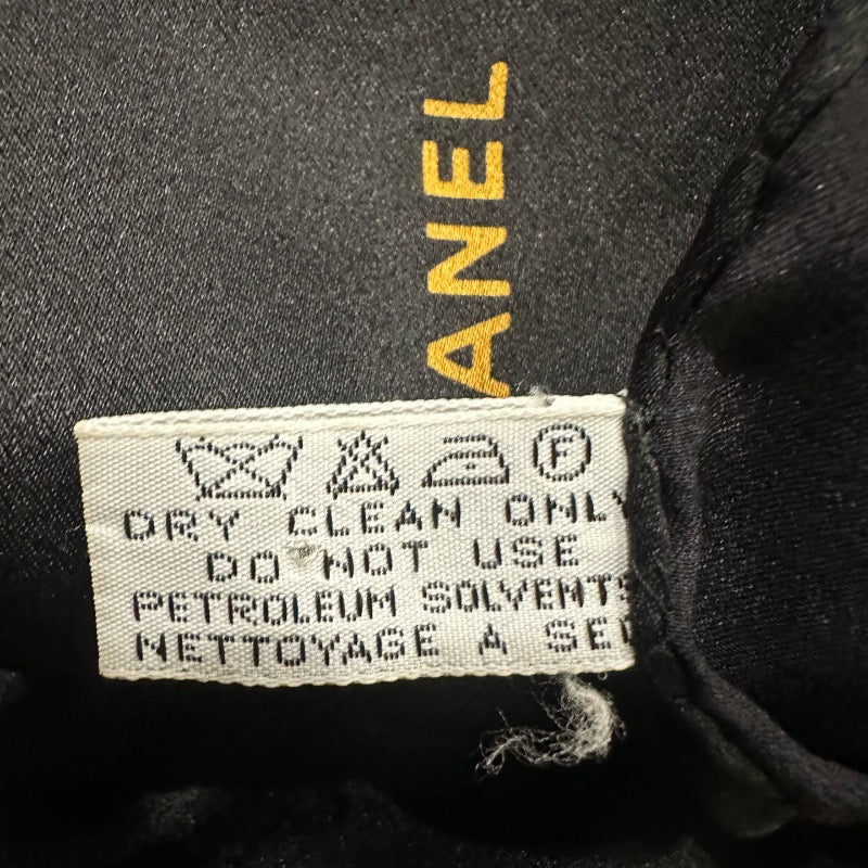 CHANEL Scarf, Black Tone, Stain, Chanel Scarf