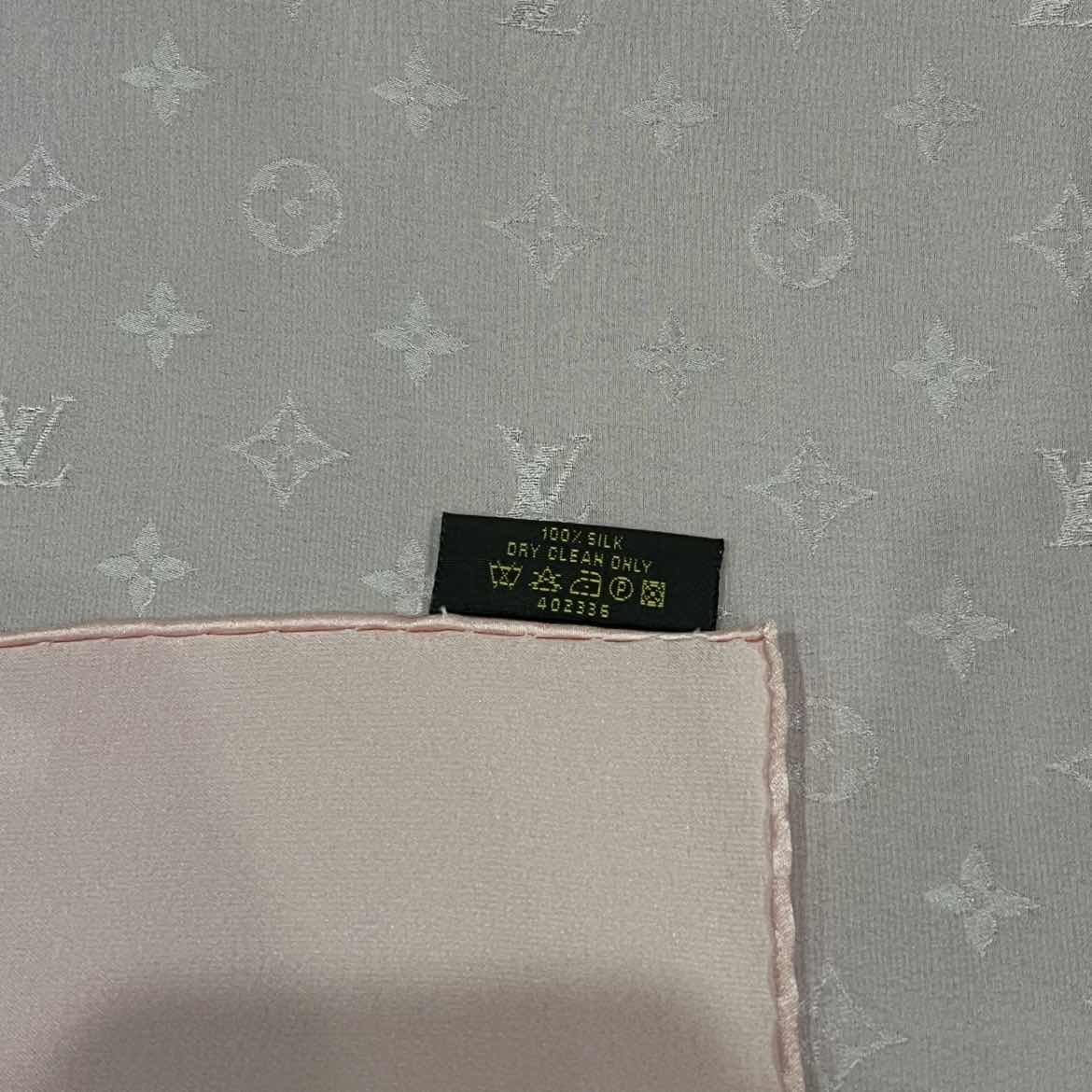 LOUIS VUITTON Monogram Silk Scarf - Pink - Comes with Original Box