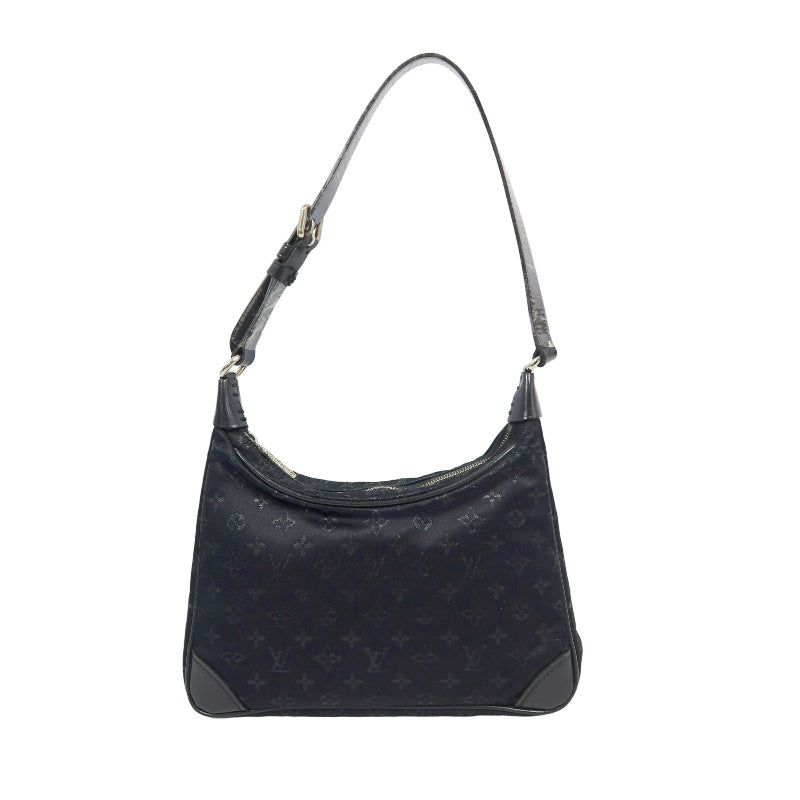Louis Vuitton (LV) Little Boulogne, Black Denim Canvas, Horn-shaped Shoulder Bag