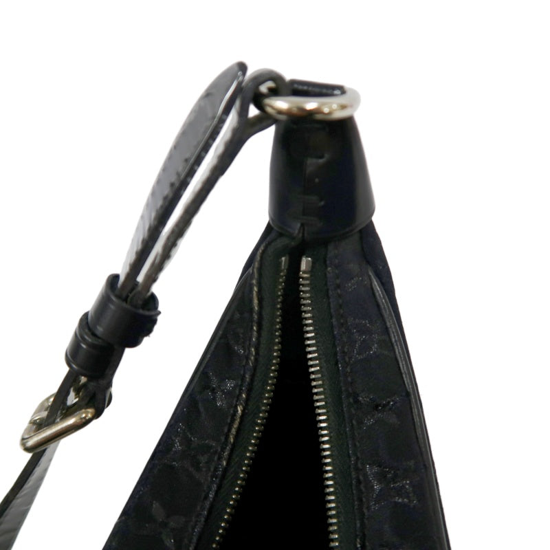 Louis Vuitton (LV) Little Boulogne, Black Denim Canvas, Horn-shaped Shoulder Bag