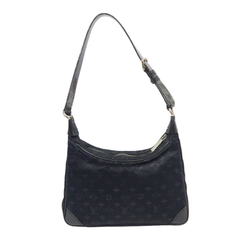 Louis Vuitton (LV) Little Boulogne, Black Denim Canvas, Horn-shaped Shoulder Bag