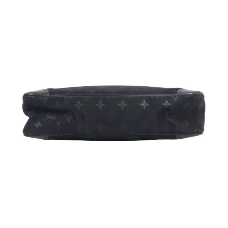Louis Vuitton (LV) Little Boulogne, Black Denim Canvas, Horn-shaped Shoulder Bag
