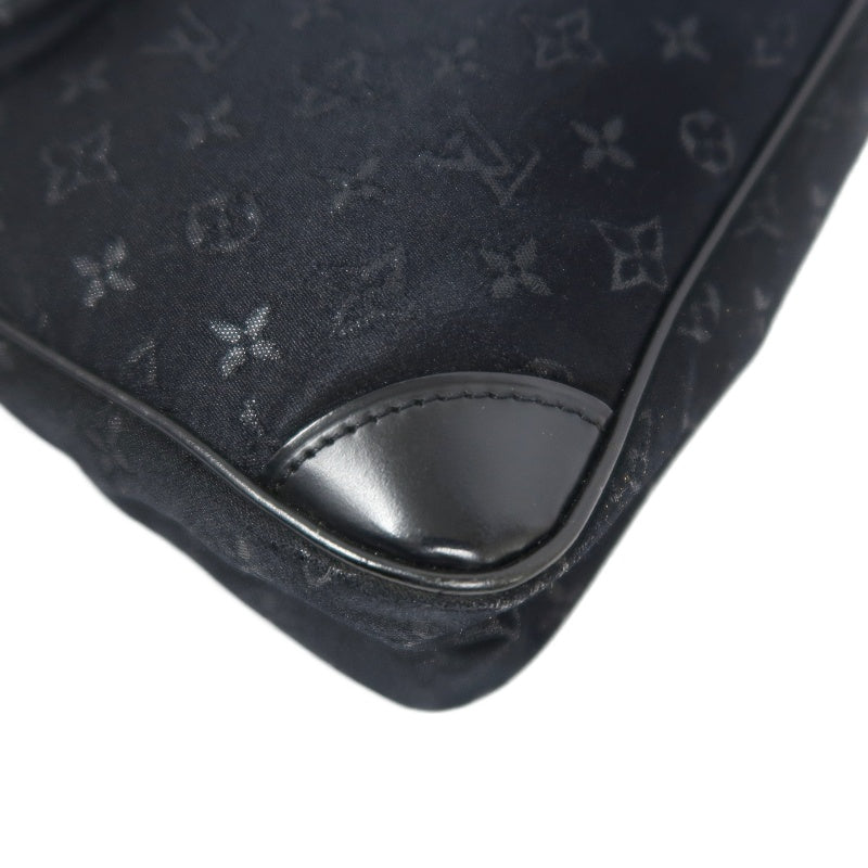 Louis Vuitton (LV) Little Boulogne, Black Denim Canvas, Horn-shaped Shoulder Bag