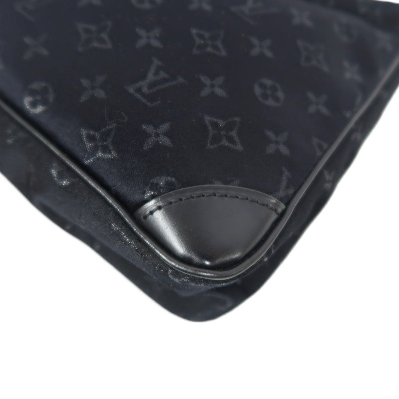 Louis Vuitton (LV) Little Boulogne, Black Denim Canvas, Horn-shaped Shoulder Bag