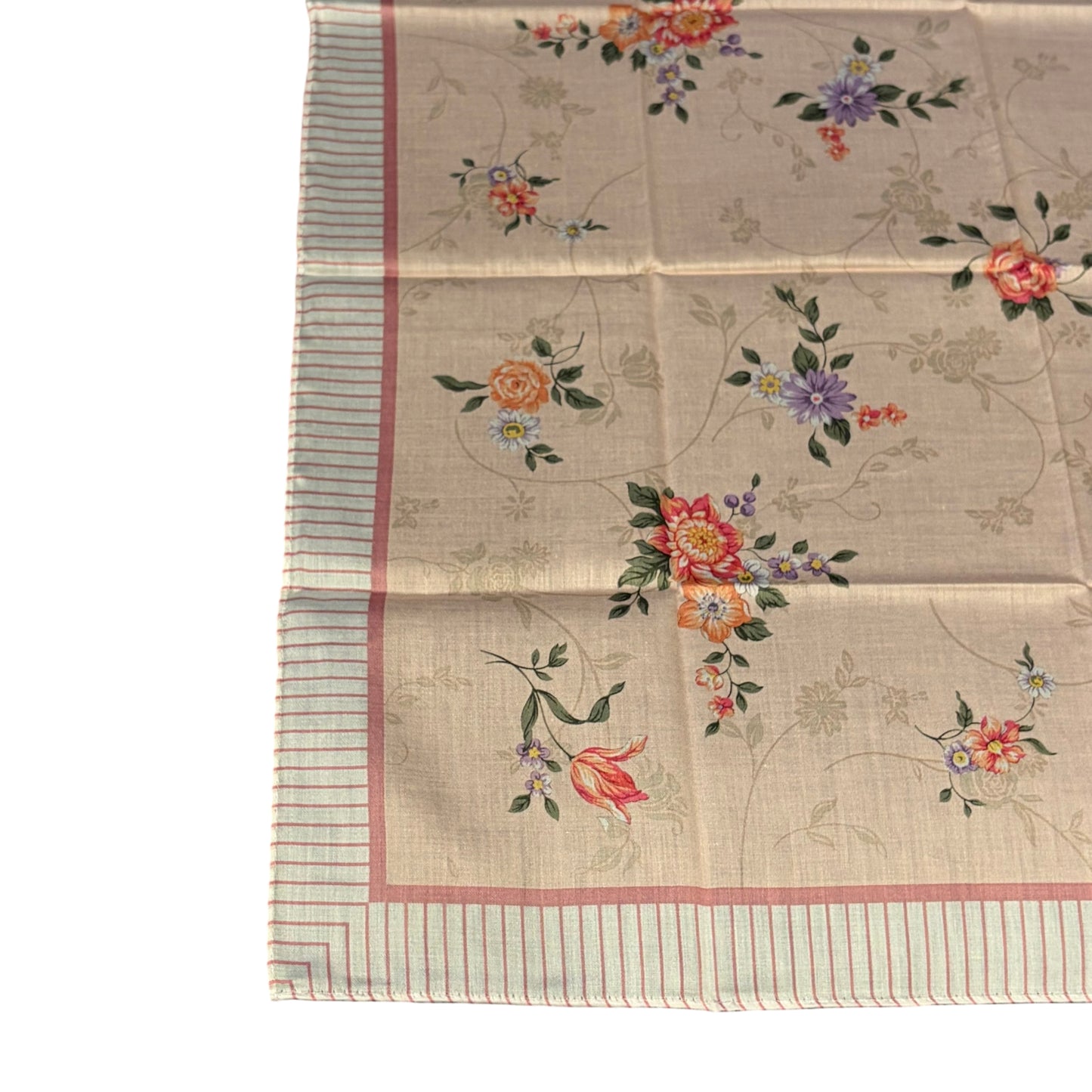 WEDGWOOD Floral Print Silk Scarf Light Pink