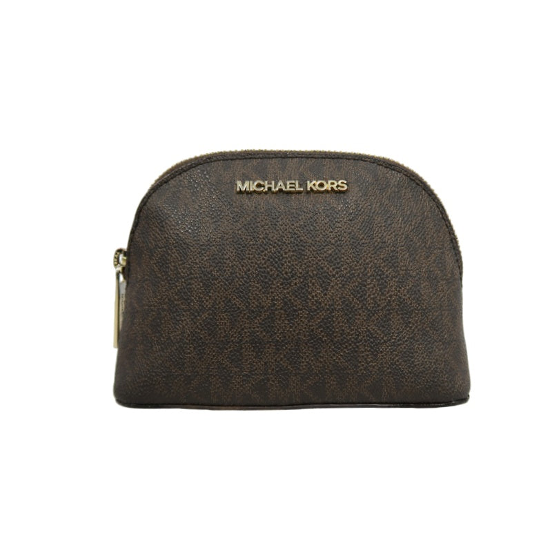MICHAEL KORS Brown Signature Canvas Coin Purse