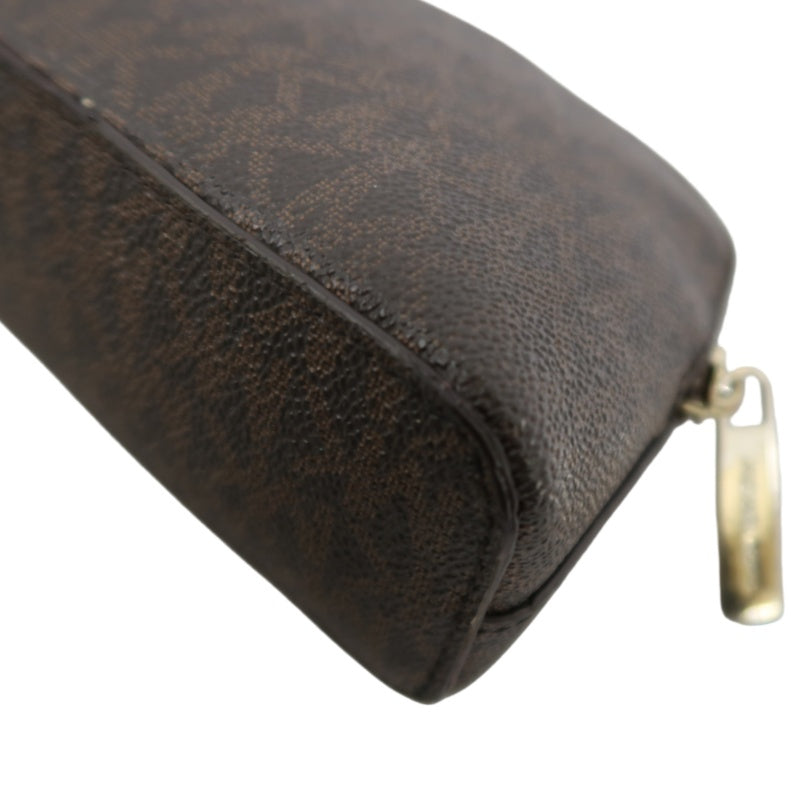 MICHAEL KORS Brown Signature Canvas Coin Purse