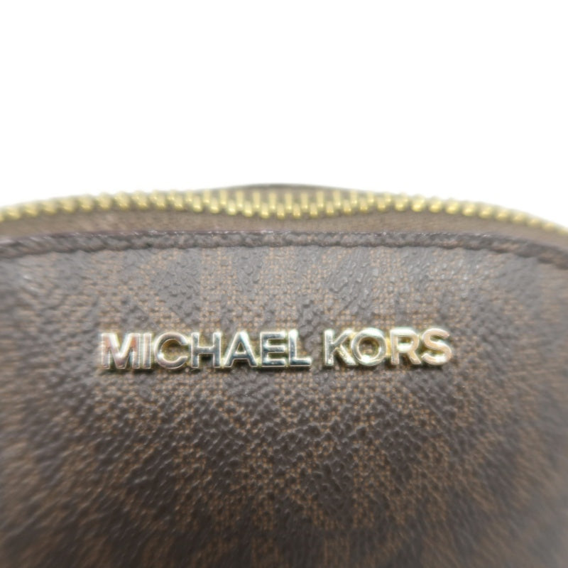 MICHAEL KORS Brown Signature Canvas Coin Purse