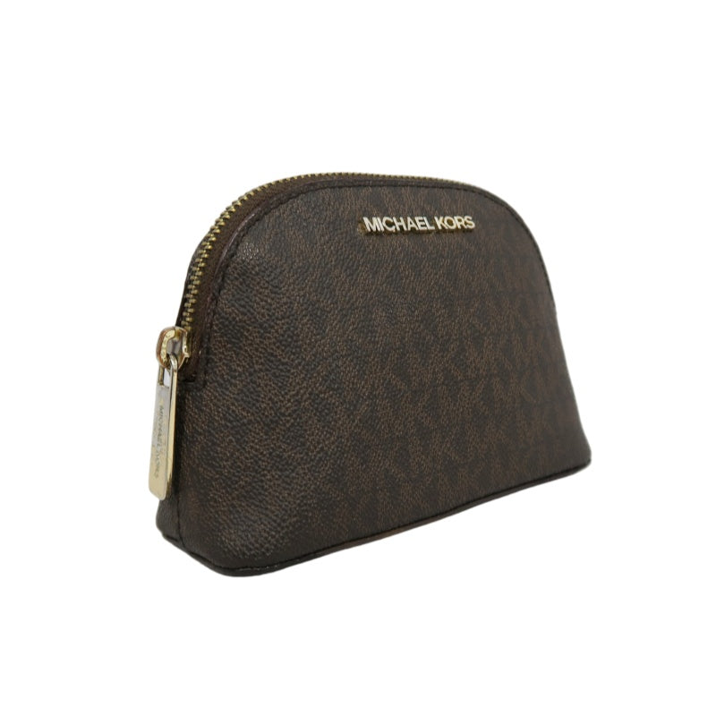 MICHAEL KORS Brown Signature Canvas Coin Purse