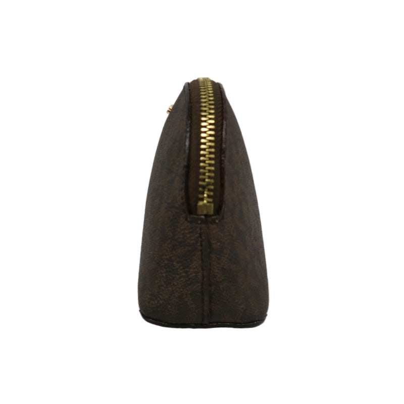 MICHAEL KORS Brown Signature Canvas Coin Purse