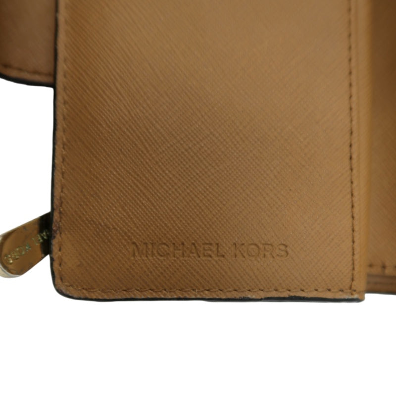 MICHAEL KORS White Signature PVC Wallet