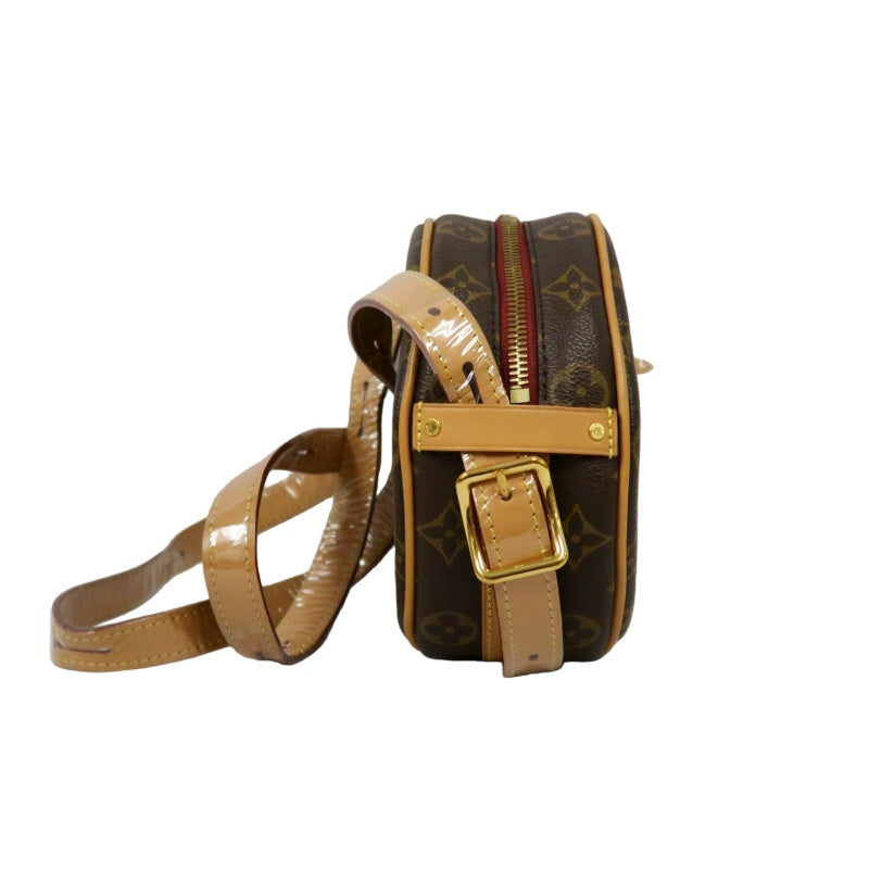 LOUIS VUITTON Boîte Chapeau Souple, Monogram Coated Canvas, Brown, Shoulder Bag, With Dust Bag