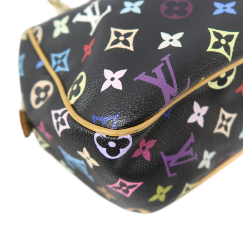 LOUIS VUITTON (LV) Multicolor Graceful Handbag, Black Tri-Color PVC, Peacock Limited Edition