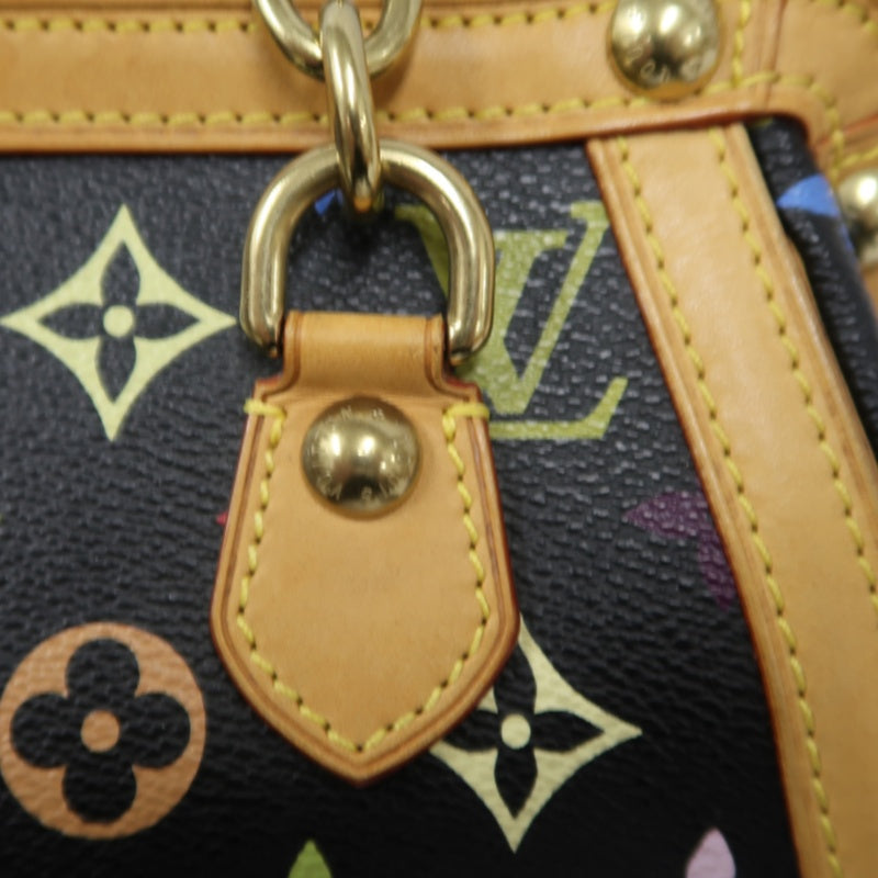 LOUIS VUITTON (LV) Multicolor Graceful Handbag, Black Tri-Color PVC, Peacock Limited Edition