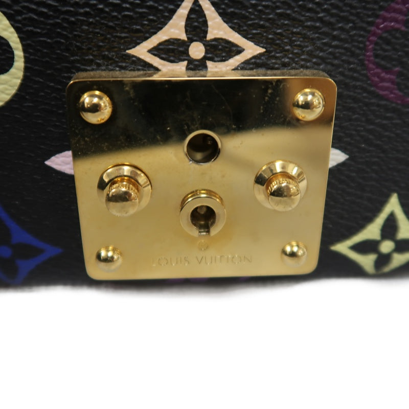 LOUIS VUITTON (LV) Multicolor Graceful Handbag, Black Tri-Color PVC, Peacock Limited Edition