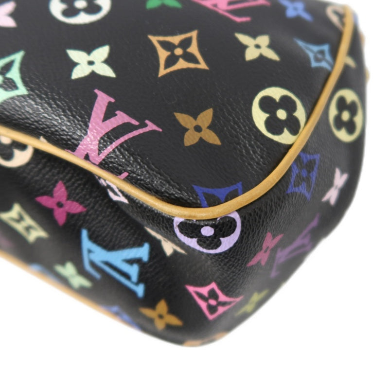 LOUIS VUITTON (LV) Multicolor Graceful Handbag, Black Tri-Color PVC, Peacock Limited Edition