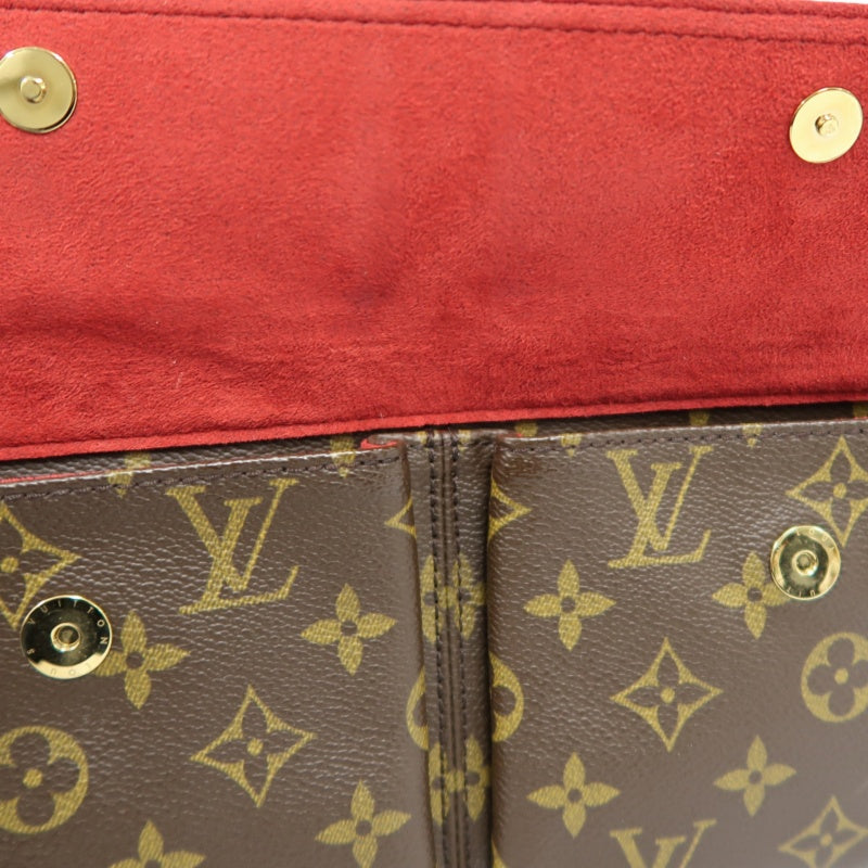 Louis Vuitton Vivacite Monogram Handbag Brown LV Monogram PVC Camel Shoulder Bag