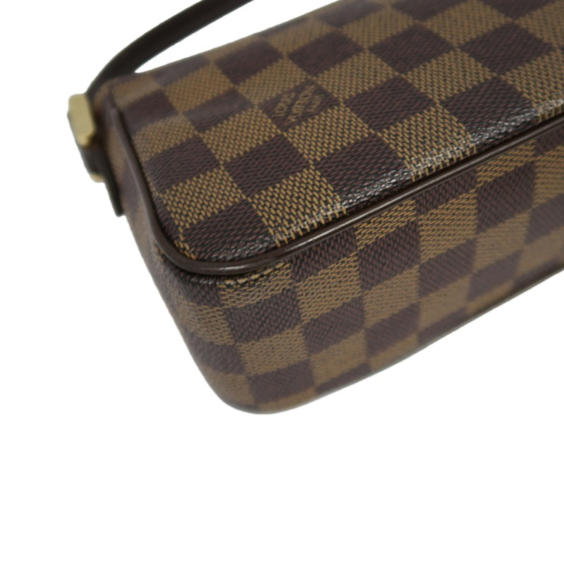 LOUIS VUITTON Damier Recoleta Handbag, Brown, Omotesando Box