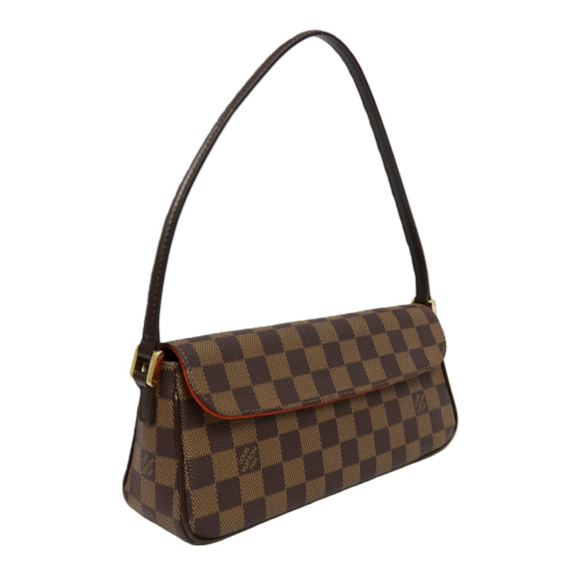 LOUIS VUITTON Damier Recoleta Handbag, Brown, Omotesando Box
