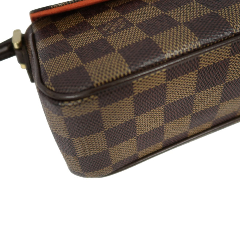 LOUIS VUITTON Damier Recoleta Handbag, Brown, Omotesando Box