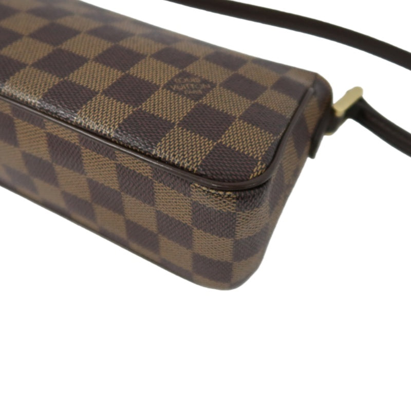 LOUIS VUITTON Damier Recoleta Handbag, Brown, Omotesando Box