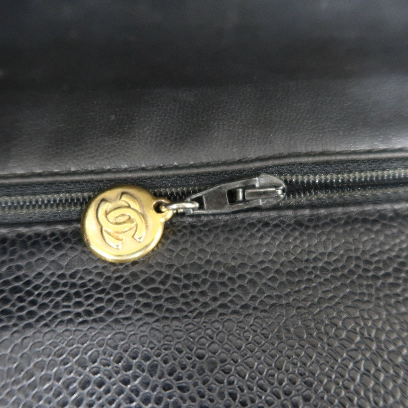 CHANEL Coco Mark Tote Bag, Caviar Skin, Black with Gold-Tone Hardware