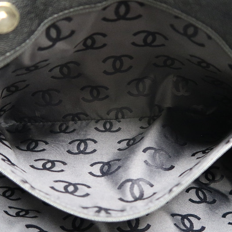 CHANEL Black Caviar Leather Tote Shoulder Bag