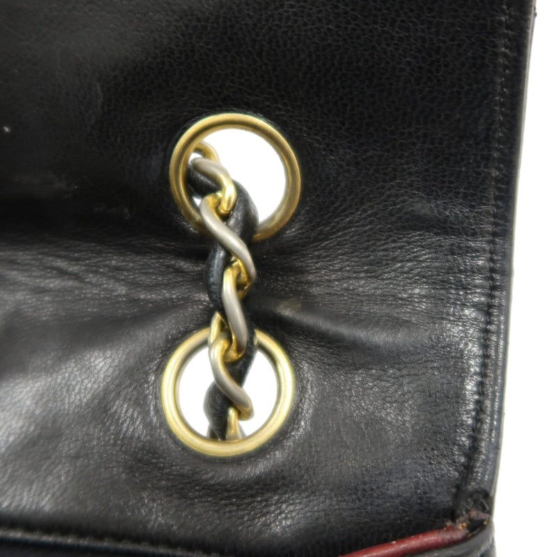 CHANEL Classic Flap Matelasse Shoulder Bag, Black Lambskin, Gold-Tone Hardware