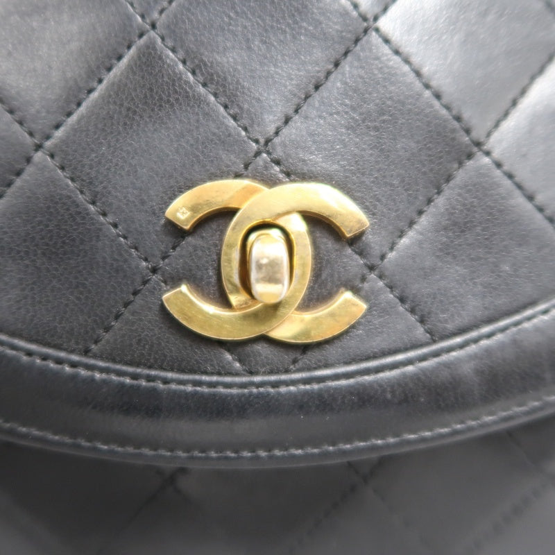 CHANEL Classic Flap Matelasse Shoulder Bag, Black Lambskin, Gold-Tone Hardware