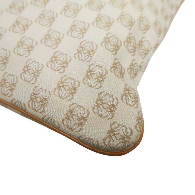LOEWE Tote Bag, Canvas, Beige, Beige Monogram, Canvas Tote Shoulder Bag
