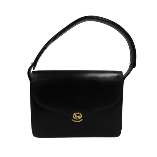 CELINE Shoulder Bag, Leather, Black, Gold‑toned Hardware