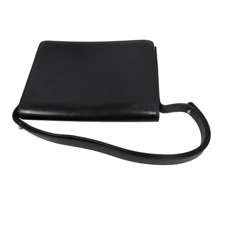 CELINE Shoulder Bag, Leather, Black, Gold‑toned Hardware