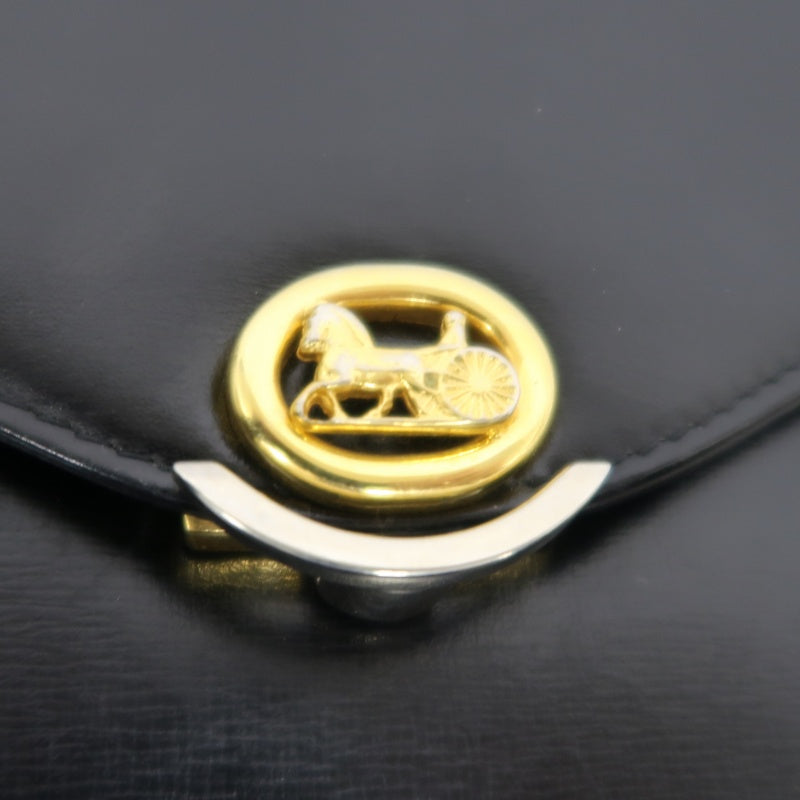 CELINE Shoulder Bag, Leather, Black, Gold‑toned Hardware