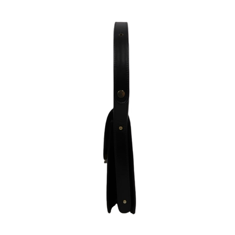 CELINE Shoulder Bag, Leather, Black, Gold‑toned Hardware