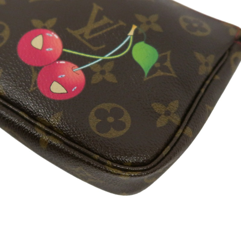 Louis Vuitton (LV) Monogram Cherry Limited Edition Pouch (Handbag/Armpit Bag), Includes Dust Bag