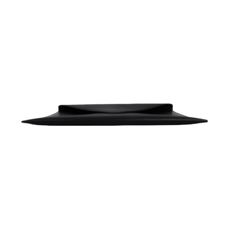 HERMES Enveloppe Trio Wallet Calfskin Black with Box