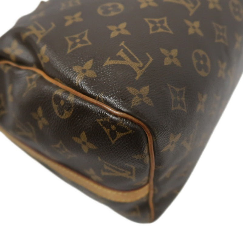 LOUIS VUITTON Speedy 30 Monogram Canvas Shoulder Bag Brown