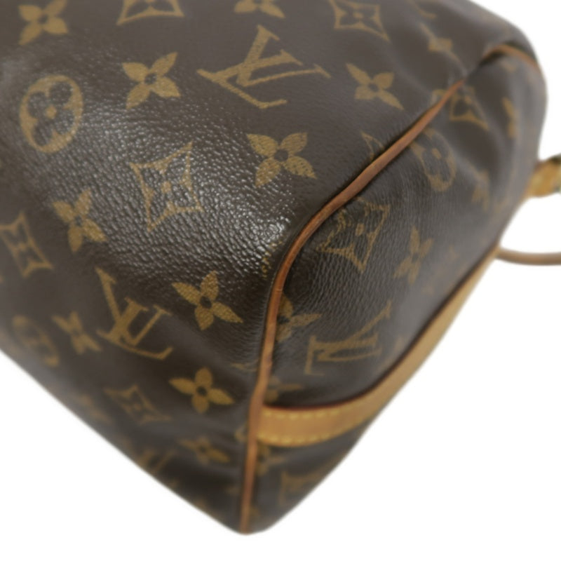 LOUIS VUITTON Speedy 30 Monogram Canvas Shoulder Bag Brown