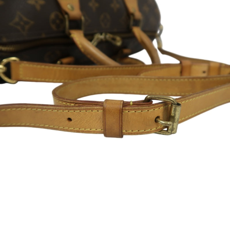 LOUIS VUITTON Speedy 30 Monogram Canvas Shoulder Bag Brown