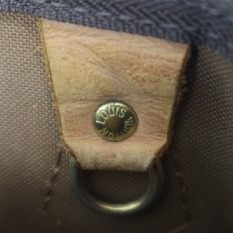 LOUIS VUITTON Speedy 30 Monogram Canvas Shoulder Bag Brown