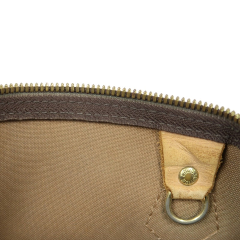 LOUIS VUITTON Speedy 30 Monogram Canvas Shoulder Bag Brown