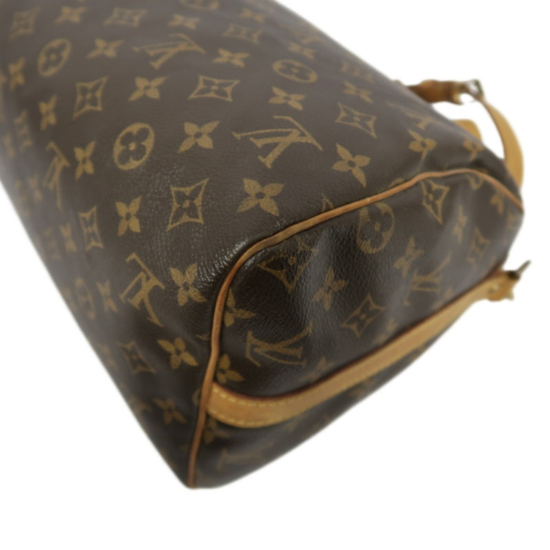 LOUIS VUITTON Speedy 30 Monogram Canvas Shoulder Bag Brown