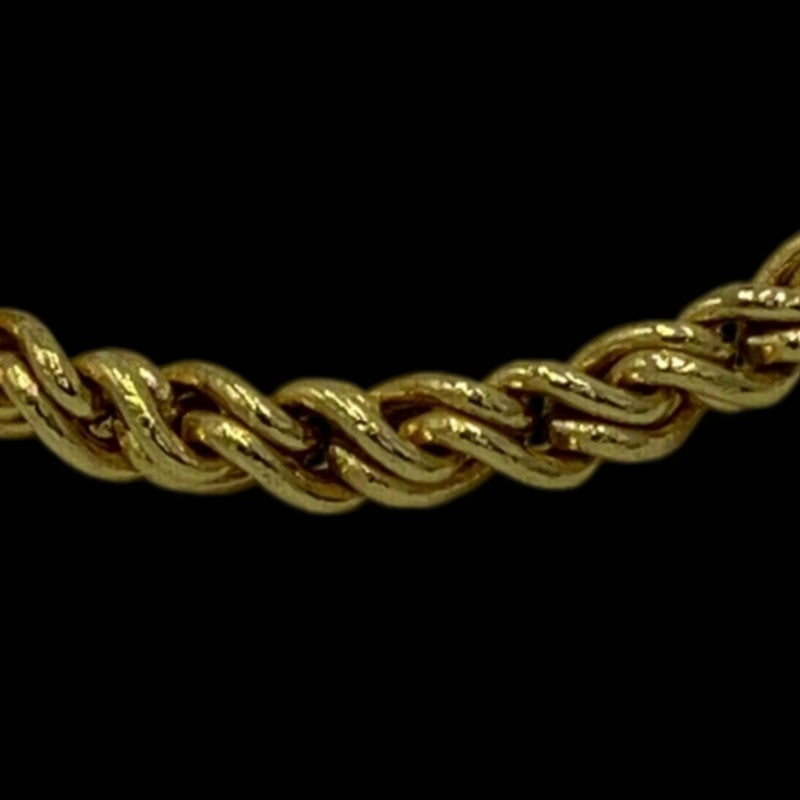 DIOR gold plated twist bracelet