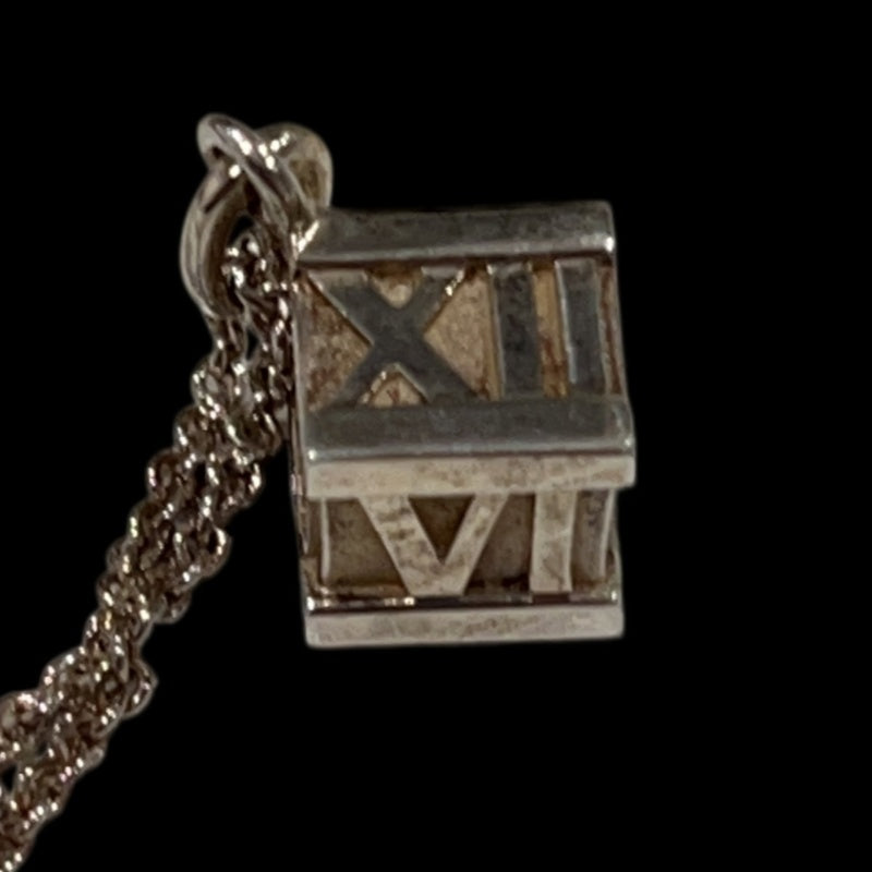 TIFFANY Sterling Silver 925 Roman Pendant Necklace