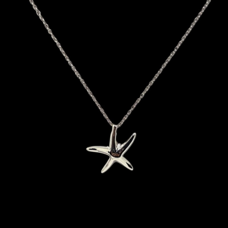 TIFFANY & Co. Starfish Pendant Necklace in Sterling Silver 925