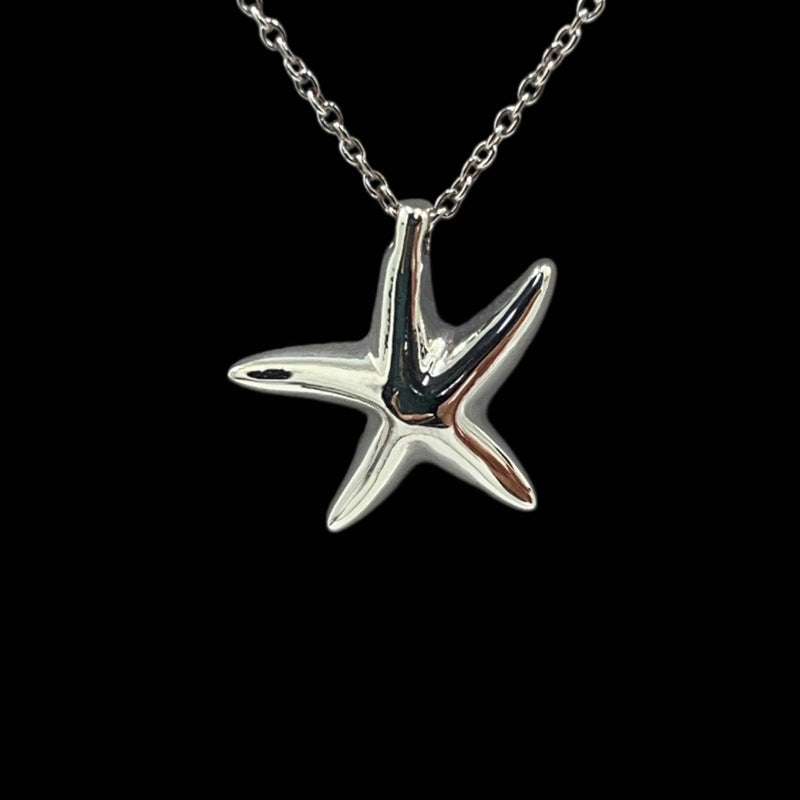 TIFFANY & Co. Starfish Pendant Necklace in Sterling Silver 925