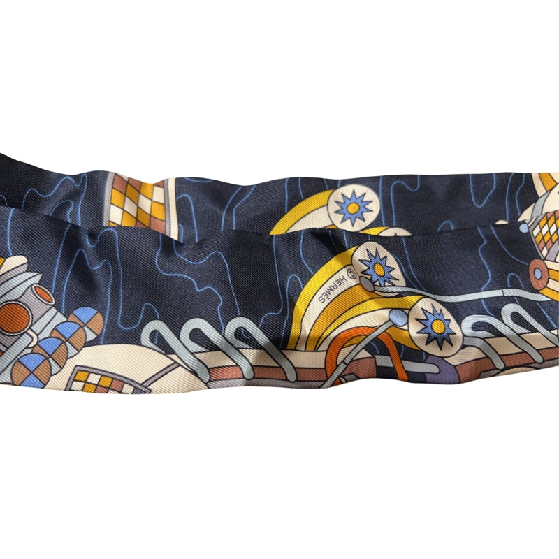 HERMES Twilly, Navy Tone, with box