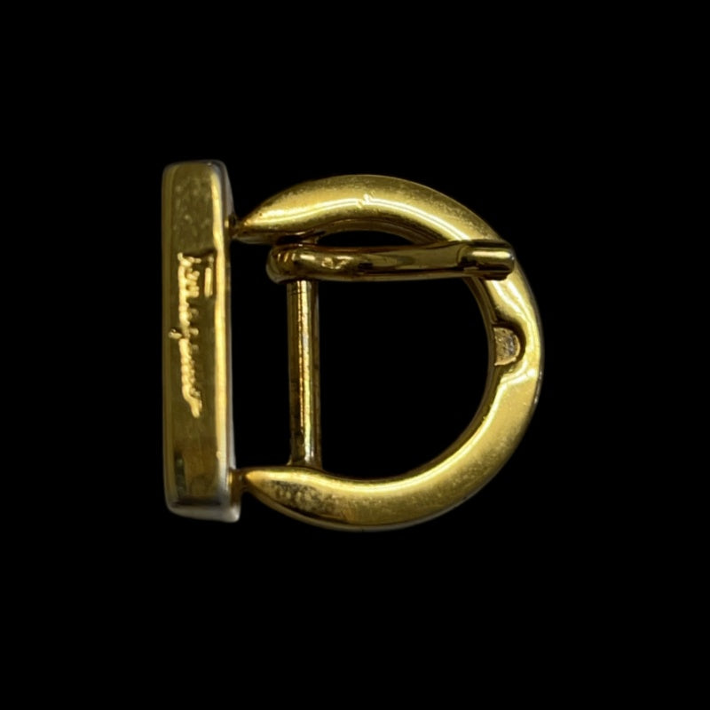 Ferragamo Slim Belt Buckle Gold-tone