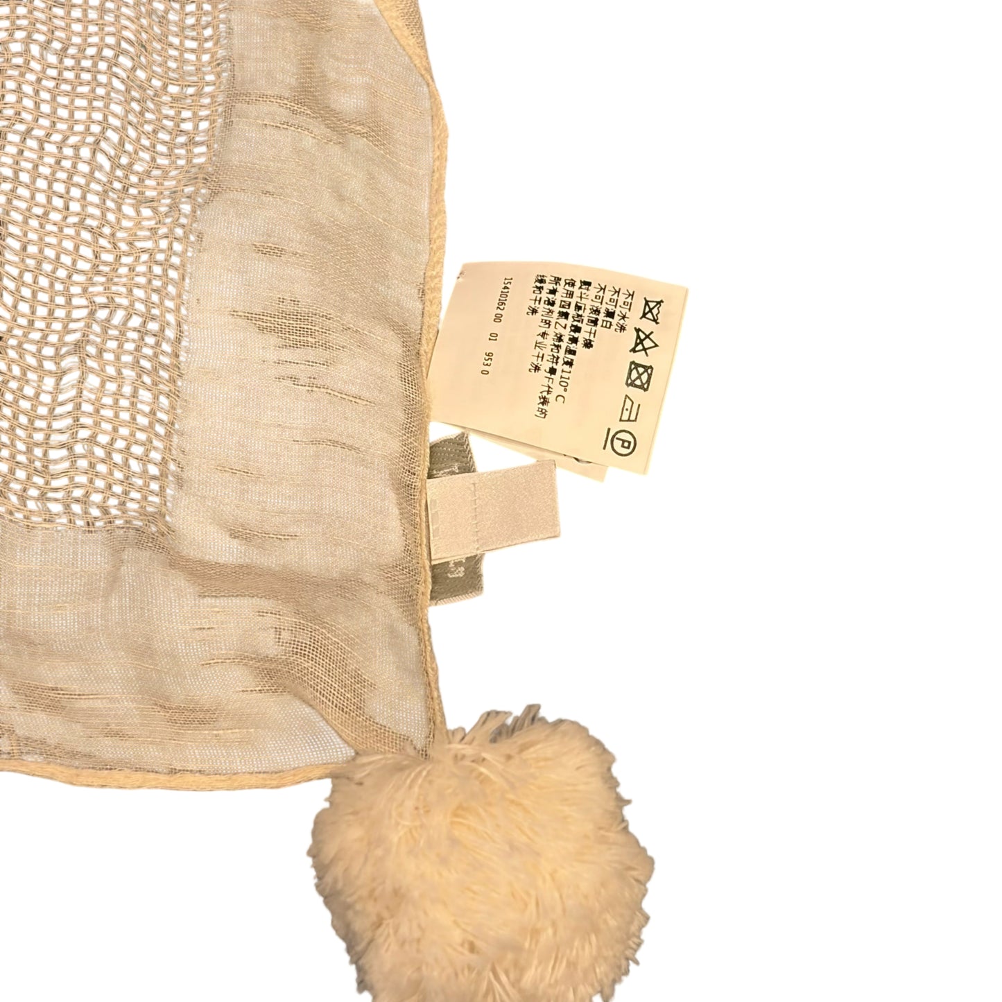 MaxMara Linen Cotton Scarf Ivory